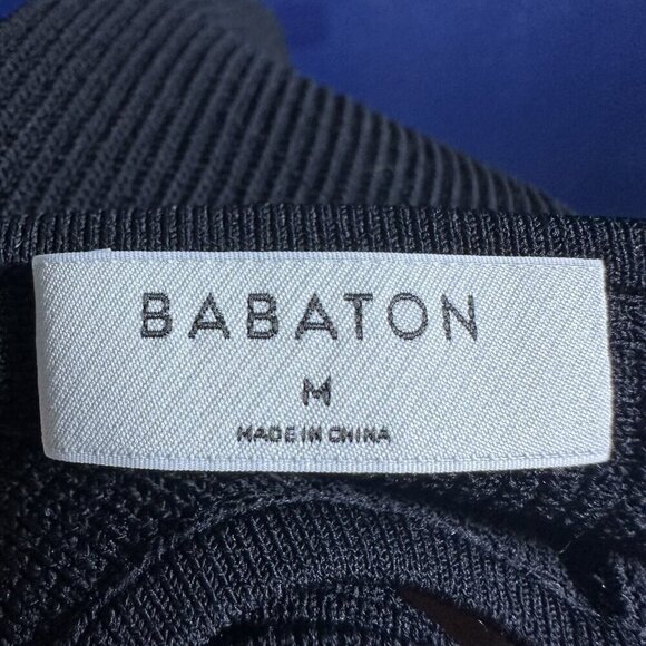 Babaton Aritzia Sculpt Knit Squareneck Cropped Tank Black M Wide straps - Picture 4 of 8